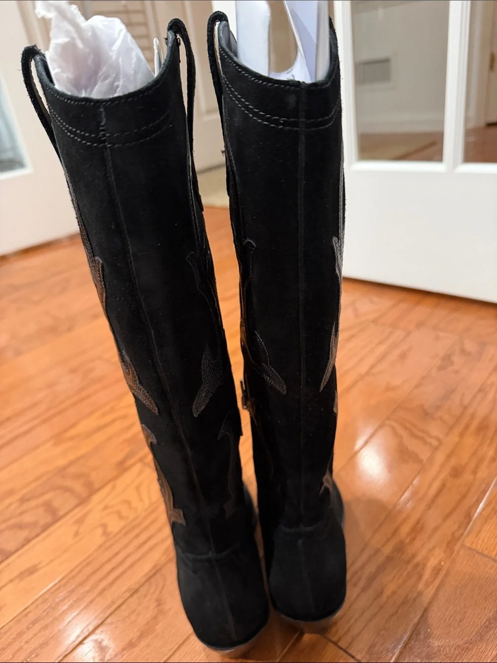 Dolce Vita Black Suede Over-the-Knee Boots